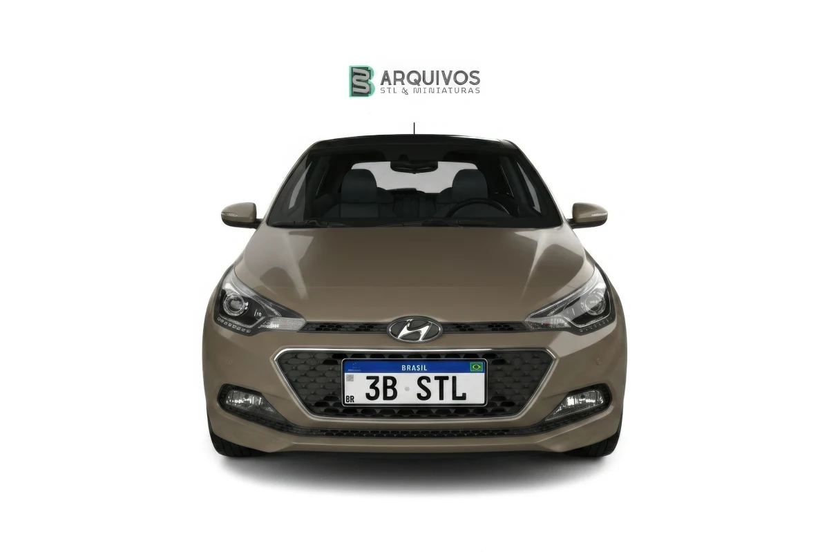Modelo 3D STL - Hyundai Elite i20 2017 — foto 4